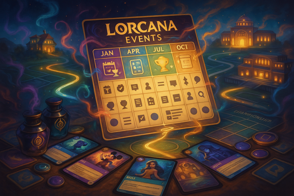 Disney Lorcana Toernooi kalender