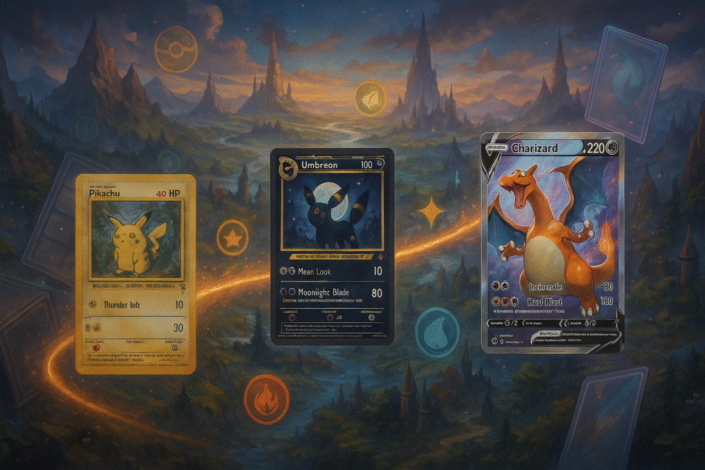 Overzicht Pokémon kaarten series