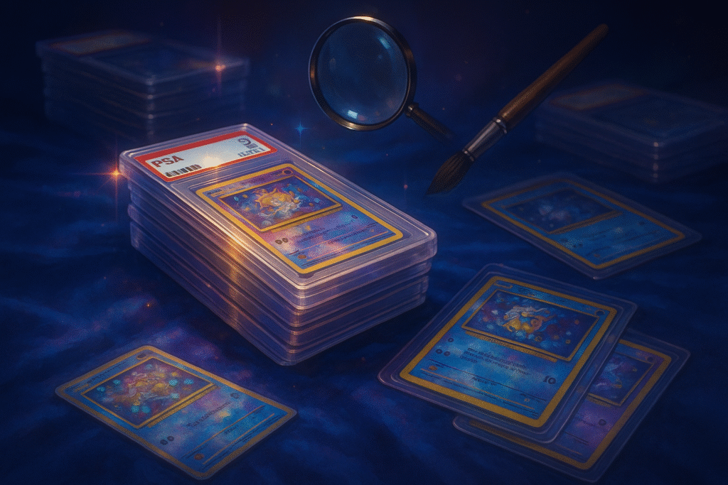 Pokémon kaarten laten graden